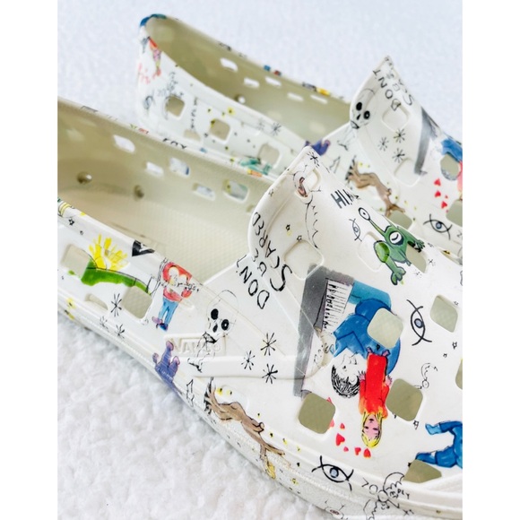 (RARE) VANS • No-Comply x Daniel Johnston Slip-On Trek Slippers - Picture 9 of 15